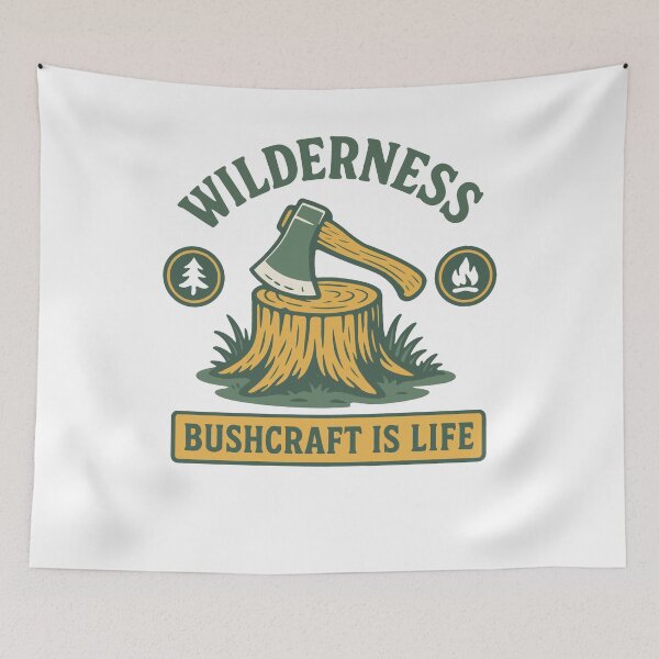 Item preview, Wilderness Bushcraft Is Life Prepper Survival designed and sold by LuminOrb.