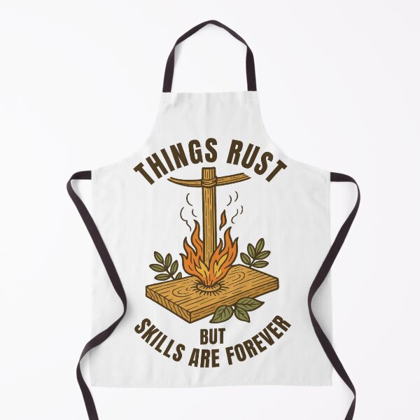 Item preview, Things Rust Skills Forever Prepper Survival designed and sold by LuminOrb.