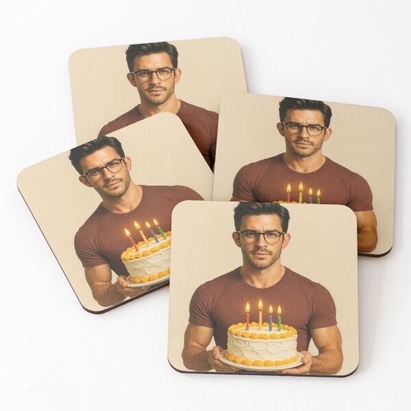 Item preview, Jonathan Bailey Glasses Joke Funny Birthday Greeting designed and sold by Aryabek.