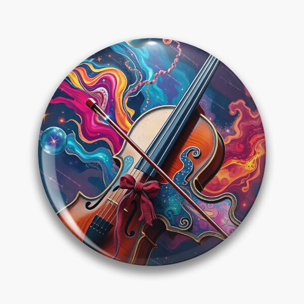 Item preview,  Space Violin Art - Celestial Music Instrument Design designed and sold by AbdS07.