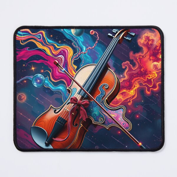 Item preview, Space Violin Art - Celestial Music Instrument Design designed and sold by AbdS07.
