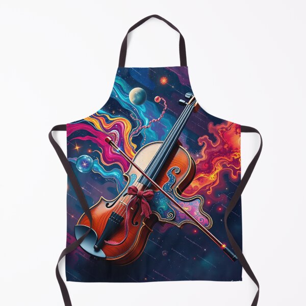 Item preview, Space Violin Art - Celestial Music Instrument Design designed and sold by AbdS07.