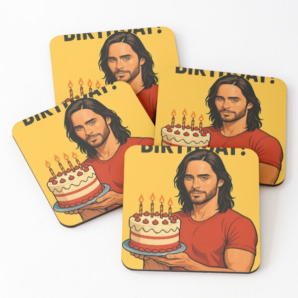 Item preview, Jared Leto Have a Hot Birthday Funny Card designed and sold by Aryabek.