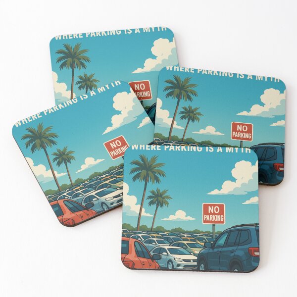 Item preview, Los Angeles Parking Myth Funny City Scene designed and sold by Aryabek.