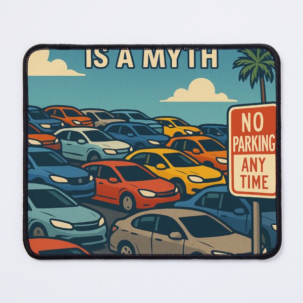 Item preview, Los Angeles Where Parking Is a Myth designed and sold by Aryabek.