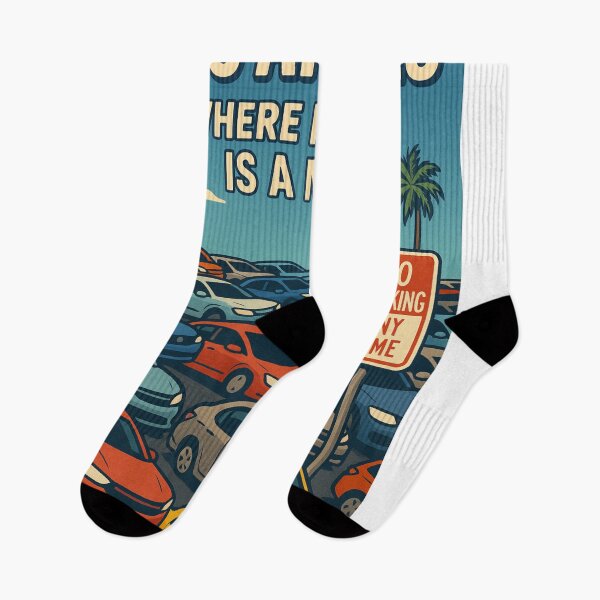 Item preview, Los Angeles Where Parking Is a Myth designed and sold by Aryabek.