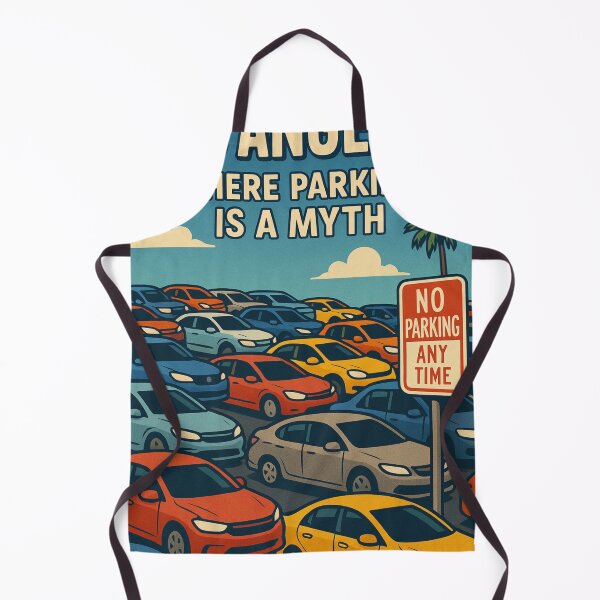 Item preview, Los Angeles Where Parking Is a Myth designed and sold by Aryabek.
