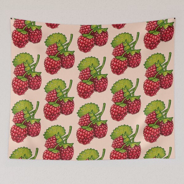 Item preview, Galaxy Raspberries designed and sold by lindepet.