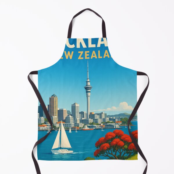 Item preview, Auckland New Zealand Waterfront with Sailboats designed and sold by Aryabek.