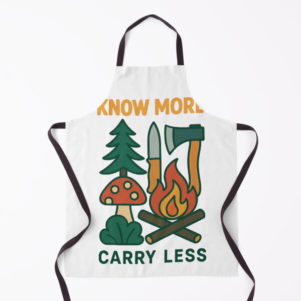 Item preview, Know More Carry Less Survival Skills Wilderness designed and sold by LuminOrb.