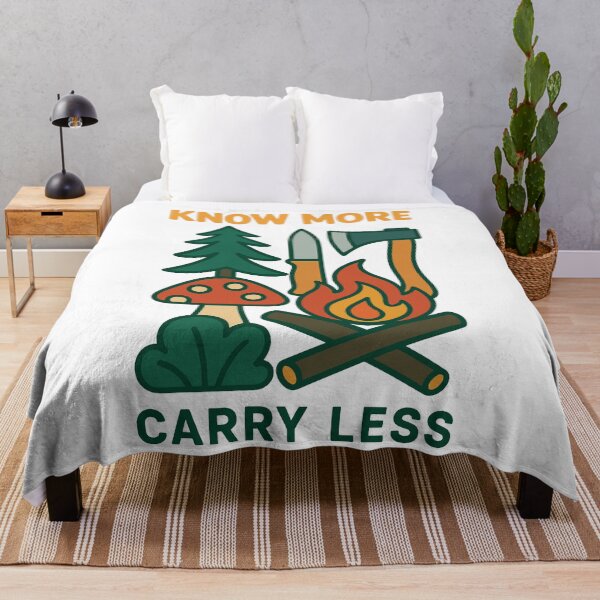 Item preview, Know More Carry Less Survival Skills Wilderness designed and sold by LuminOrb.