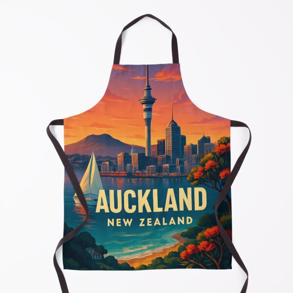 Item preview, Auckland at Sunset with Pohutukawa Tree designed and sold by Aryabek.