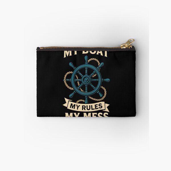 Item preview, My Boat My Rules My Mess Nautical Captain Sailing designed and sold by LuminOrb.