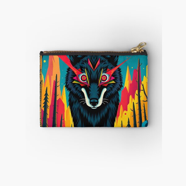 Item preview, Tribal Wolf Art - Mystical Forest Spirit Design  designed and sold by AbdS07.