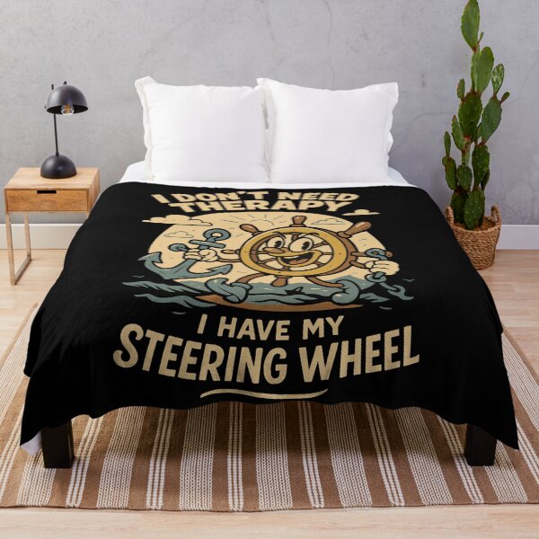 Item preview, Funny Therapy Saying Ship Boat Captain Retro designed and sold by LuminOrb.