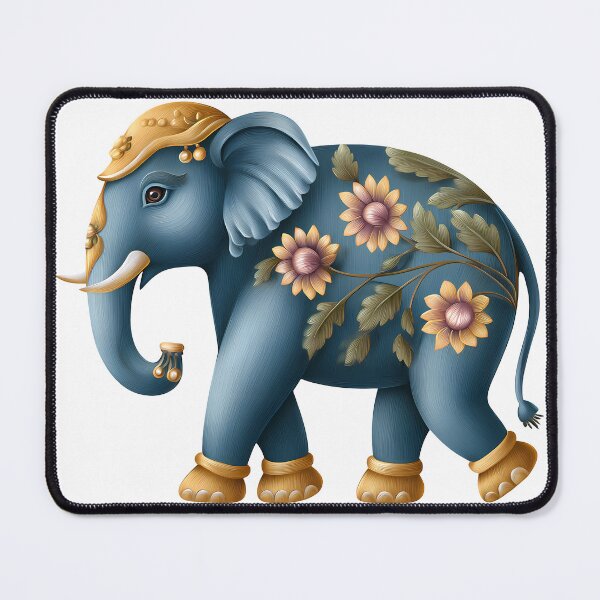 Item preview, Elephant Silhouette. Floral elephant, Fantasy Elephant, colorful elephant designed and sold by Asapusri.