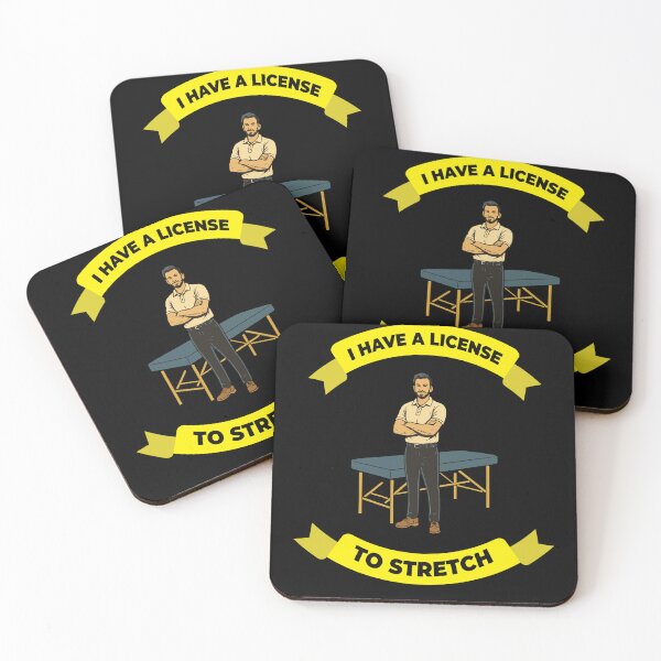 Item preview, Physiotherapist I Have A License To Stretch designed and sold by LuminOrb.