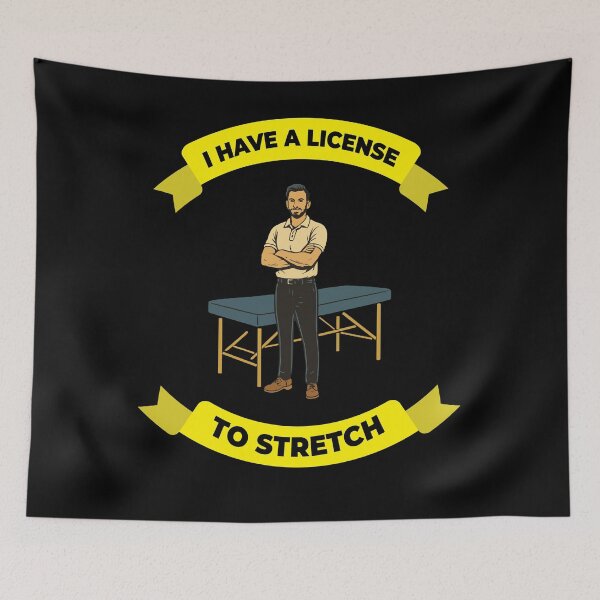 Item preview, Physiotherapist I Have A License To Stretch designed and sold by LuminOrb.