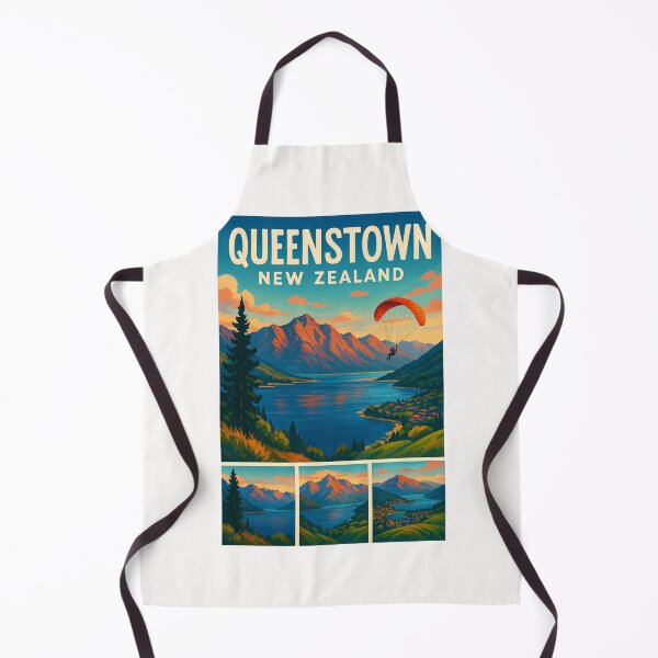 Item preview, Queenstown Lake Wakatipu Paragliding View designed and sold by Places On Earth.