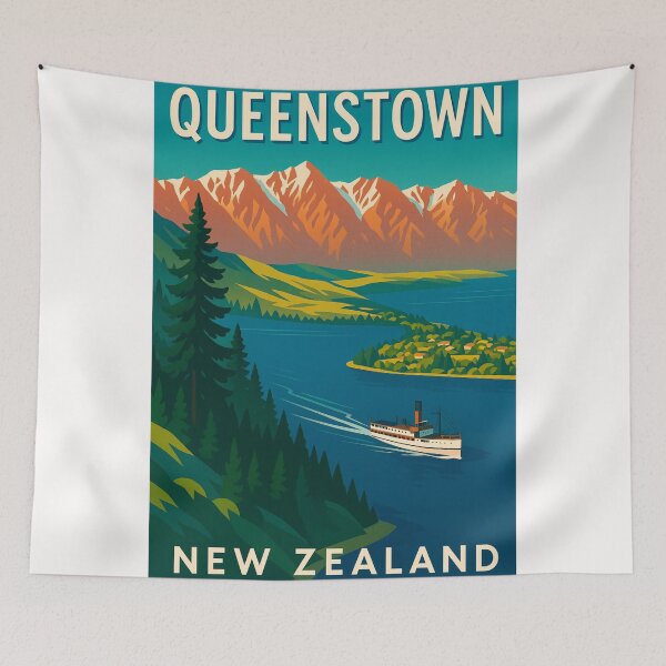 Item preview, Queenstown TSS Earnslaw Vintage Steamship designed and sold by Places On Earth.