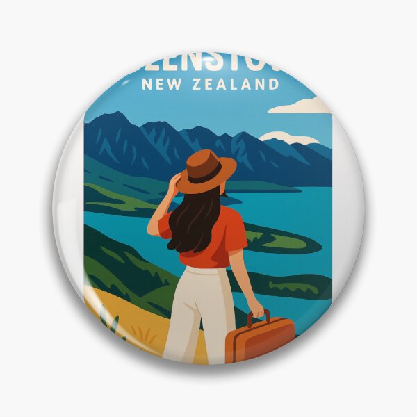 Item preview, Queenstown Scenic Lookout Travel Scene designed and sold by Places On Earth.