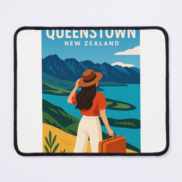 Item preview, Queenstown Scenic Lookout Travel Scene designed and sold by Places On Earth.