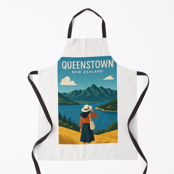 Item preview, Queenstown New Zealand Lake View Overlook designed and sold by Places On Earth.