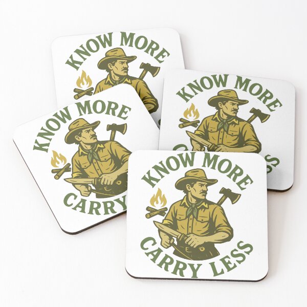 Item preview, Know More Carry Less Prepper Survival Bushcrafting designed and sold by LuminOrb.