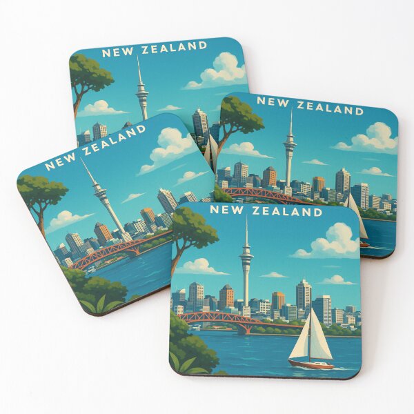 Item preview, Auckland Waterfront Sailboat and Cityscape designed and sold by Places On Earth.