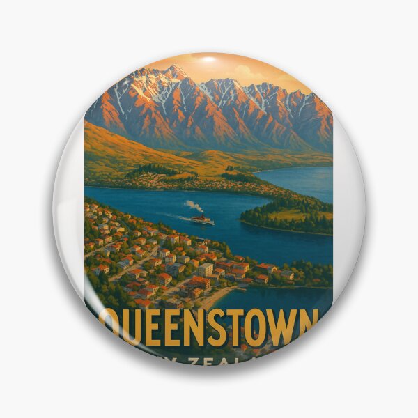 Item preview, Queenstown and The Remarkables at Sunset designed and sold by Places On Earth.