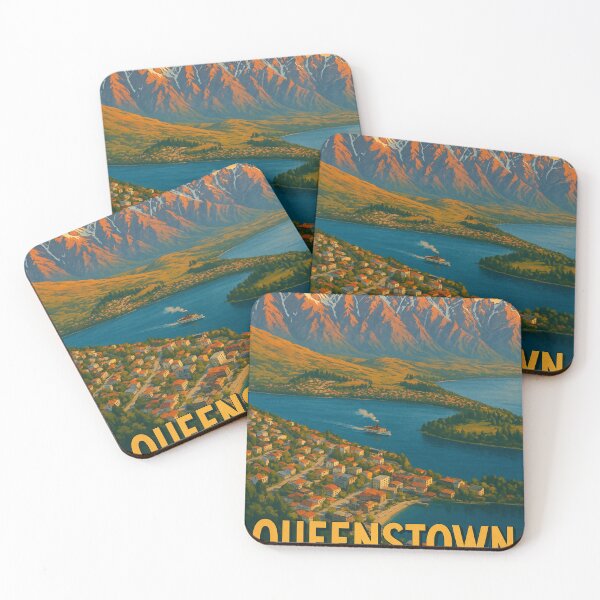 Item preview, Queenstown and The Remarkables at Sunset designed and sold by Places On Earth.