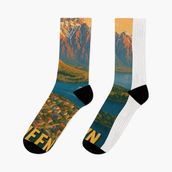 Item preview, Queenstown and The Remarkables at Sunset designed and sold by Places On Earth.