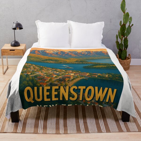 Item preview, Queenstown and The Remarkables at Sunset designed and sold by Places On Earth.