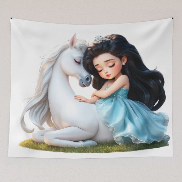 Item preview, Princess with Unicorn designed and sold by Little Corner.