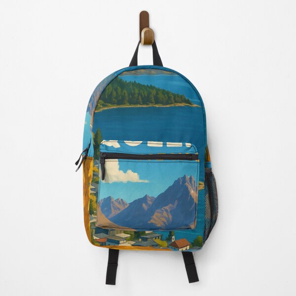 Item preview, Queenstown Autumn View with Golden Trees designed and sold by Places On Earth.
