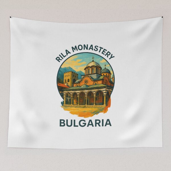 Item preview, Rila Monastery Bulgaria – Scenic Mountain Landmark designed and sold by inkNext.