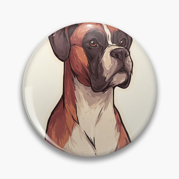 Item preview, Strong Boxer Dog Portrait Art designed and sold by bapupa.