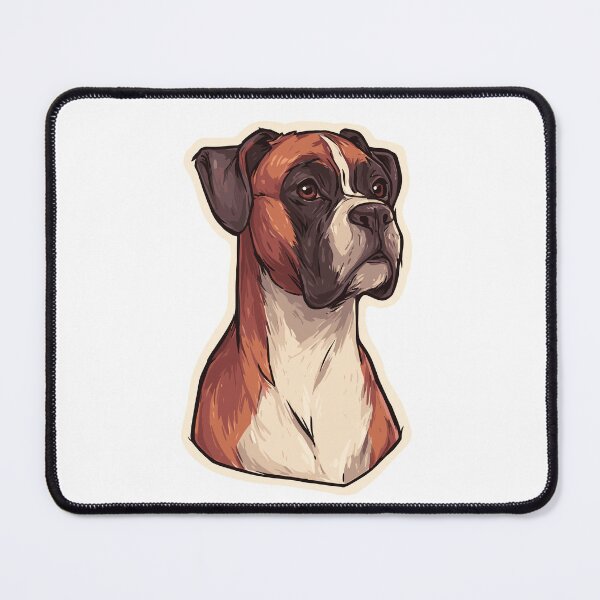 Item preview, Strong Boxer Dog Portrait Art designed and sold by bapupa.