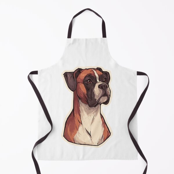 Item preview, Strong Boxer Dog Portrait Art designed and sold by bapupa.