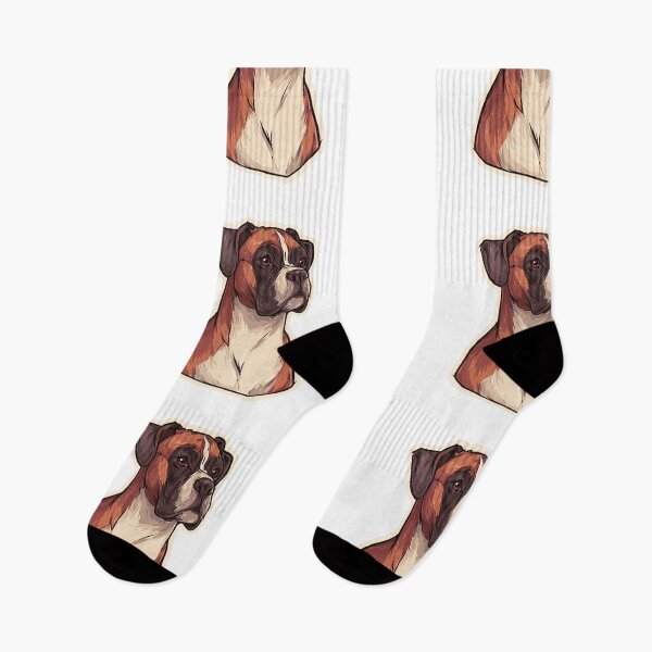 Item preview, Strong Boxer Dog Portrait Art designed and sold by bapupa.