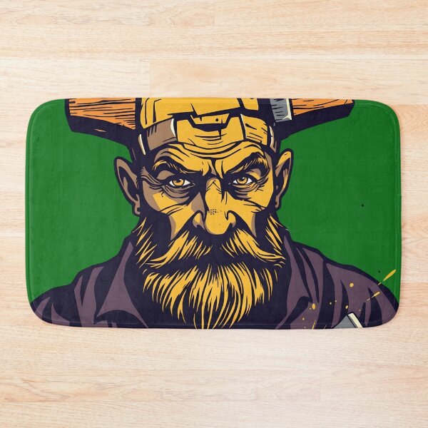 Item preview, Bearded Craftsman Portrait - Vintage Woodworker Tool Master Art designed and sold by AbdS07.