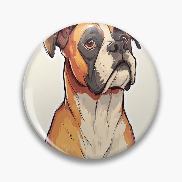 Item preview, Brave Boxer Dog Spirit Art designed and sold by bapupa.