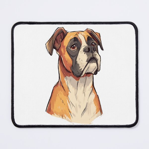Item preview, Brave Boxer Dog Spirit Art designed and sold by bapupa.