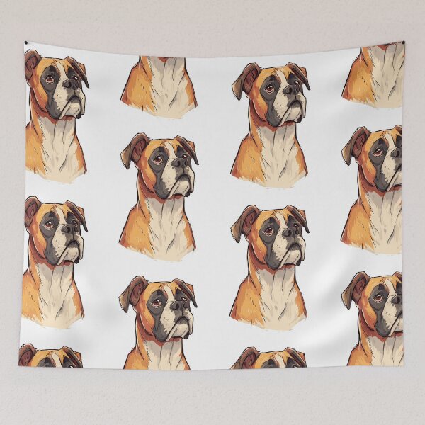 Item preview, Brave Boxer Dog Spirit Art designed and sold by bapupa.