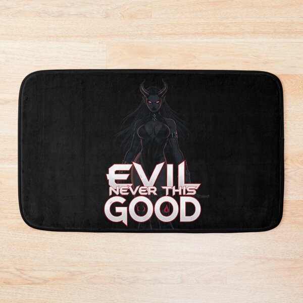 Artikelvorschau, "EVIL NEVER THIS GOOD" | Auffälliges Statement-T-Shirt für Gamer & Geeks entworfen und verkauft von AI-volution.