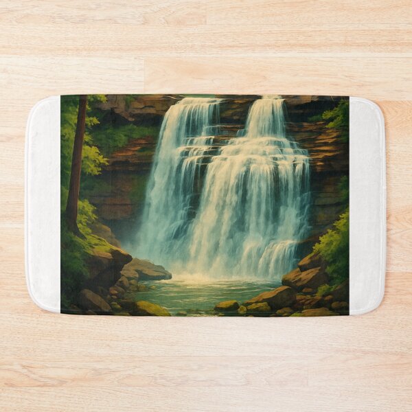 Item preview, Sunset Glow at Brandywine Falls Cuyahoga Valley designed and sold by Places On Earth.