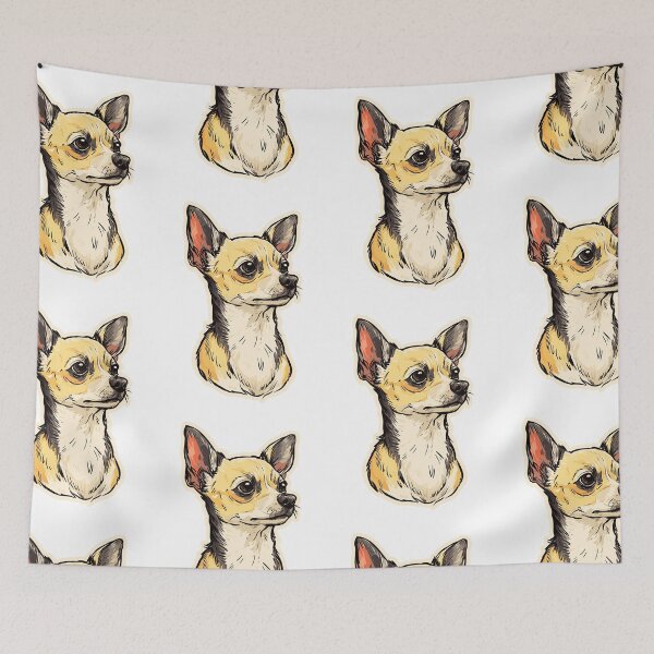 Item preview, Tiny Chihuahua Dog Friend Art designed and sold by bapupa.