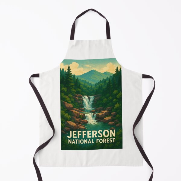 Item preview, Jefferson National Forest Sunset Green designed and sold by Places On Earth.