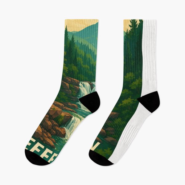 Item preview, Jefferson National Forest Sunset Green designed and sold by Places On Earth.