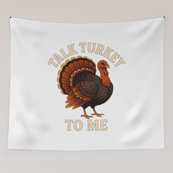 Item preview, Retro Funny Turkey Pun Art designed and sold by Shoot-The-Moon.